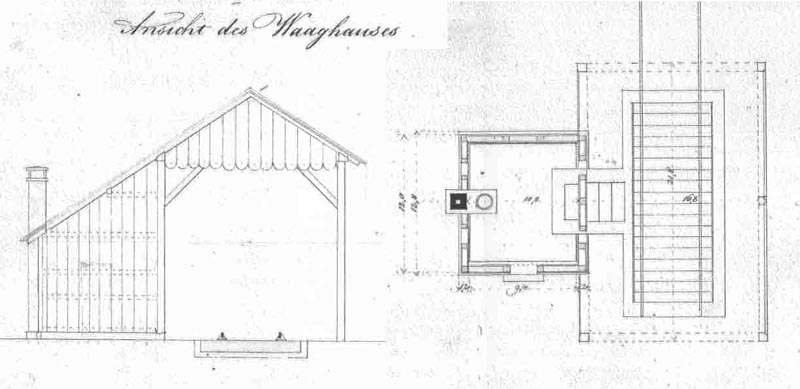 Waage und Waaghaus 1845