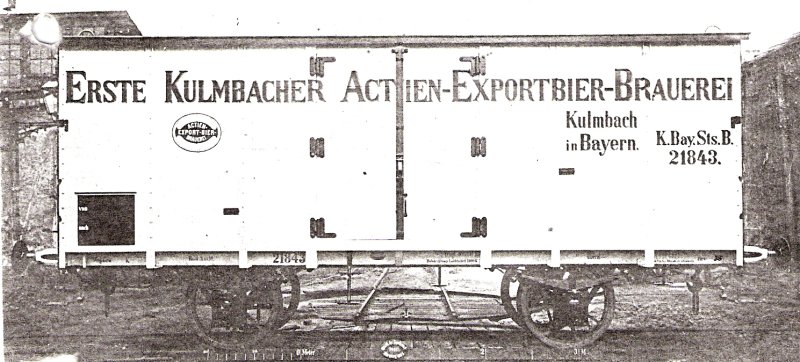 Bild Bierwagen mit Doppelflügeltüren, Klett 1885 (VAN)
