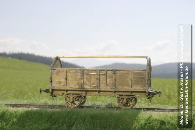 Bild Offener Gütertransportwagen (1858) Serie F ohne Bremse