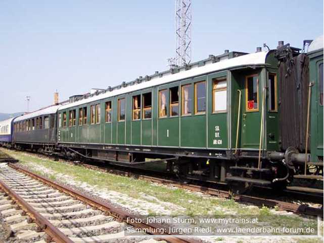 Bild Personenwagen der Südbahngesellschaft