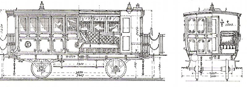 Bild Königswagen 1254, Bauzustand 1877 (VAN)